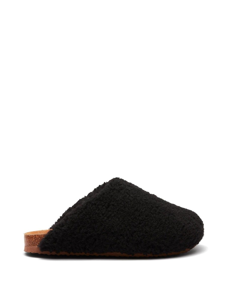 Flats Therapy Shoes | Brenda Slipper Black