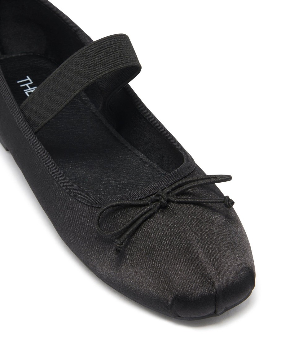 Balletcore Therapy Shoes | Mystic Ballet Flat Black