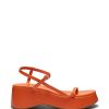 Sandals Therapy Shoes | Claudia Platform Sandal Tangerine