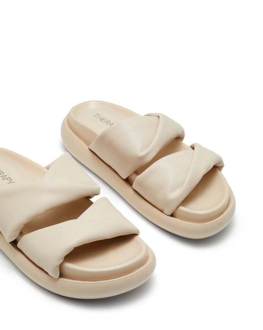 Sandals Therapy Shoes | Vague Flatform Sandal Bone