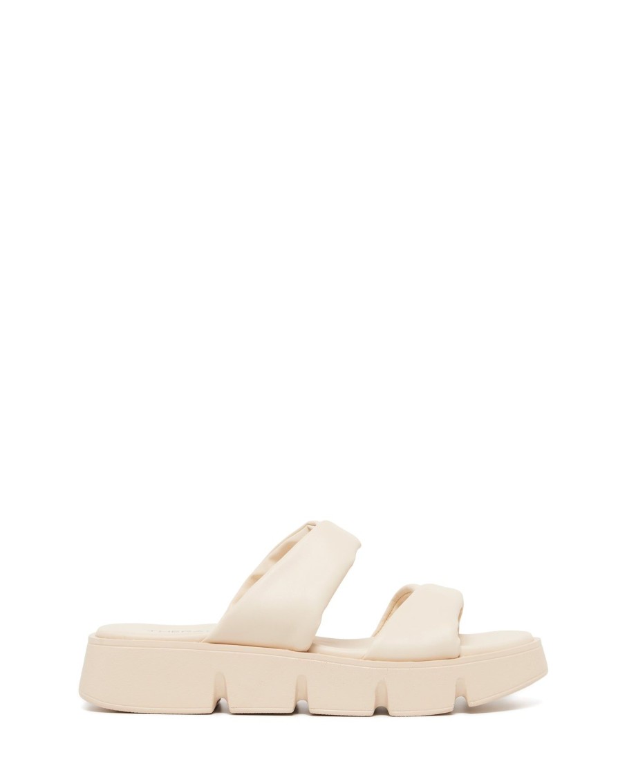 Sandals Therapy Shoes | Maxie Flatform Sandal Bone Smooth