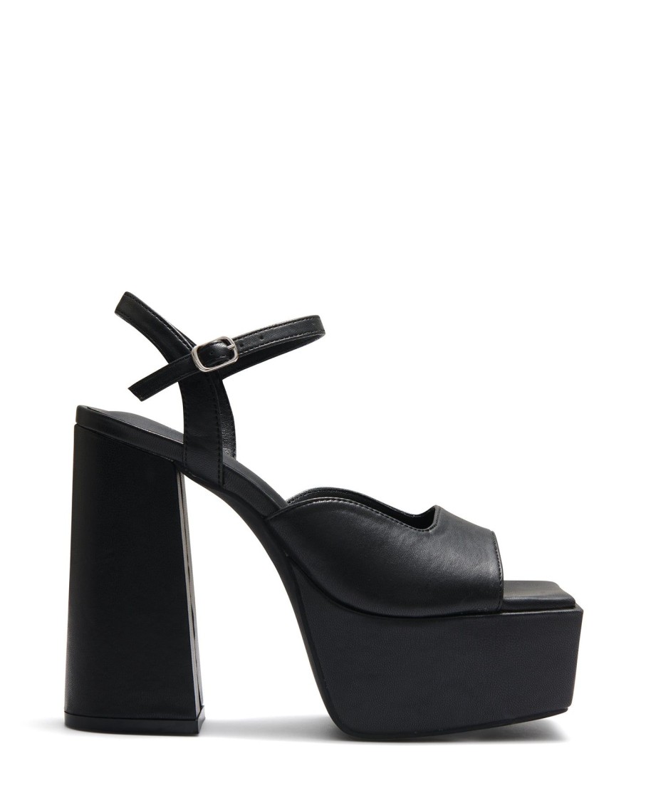 Sandals Therapy Shoes | Dom Platform Heel Black