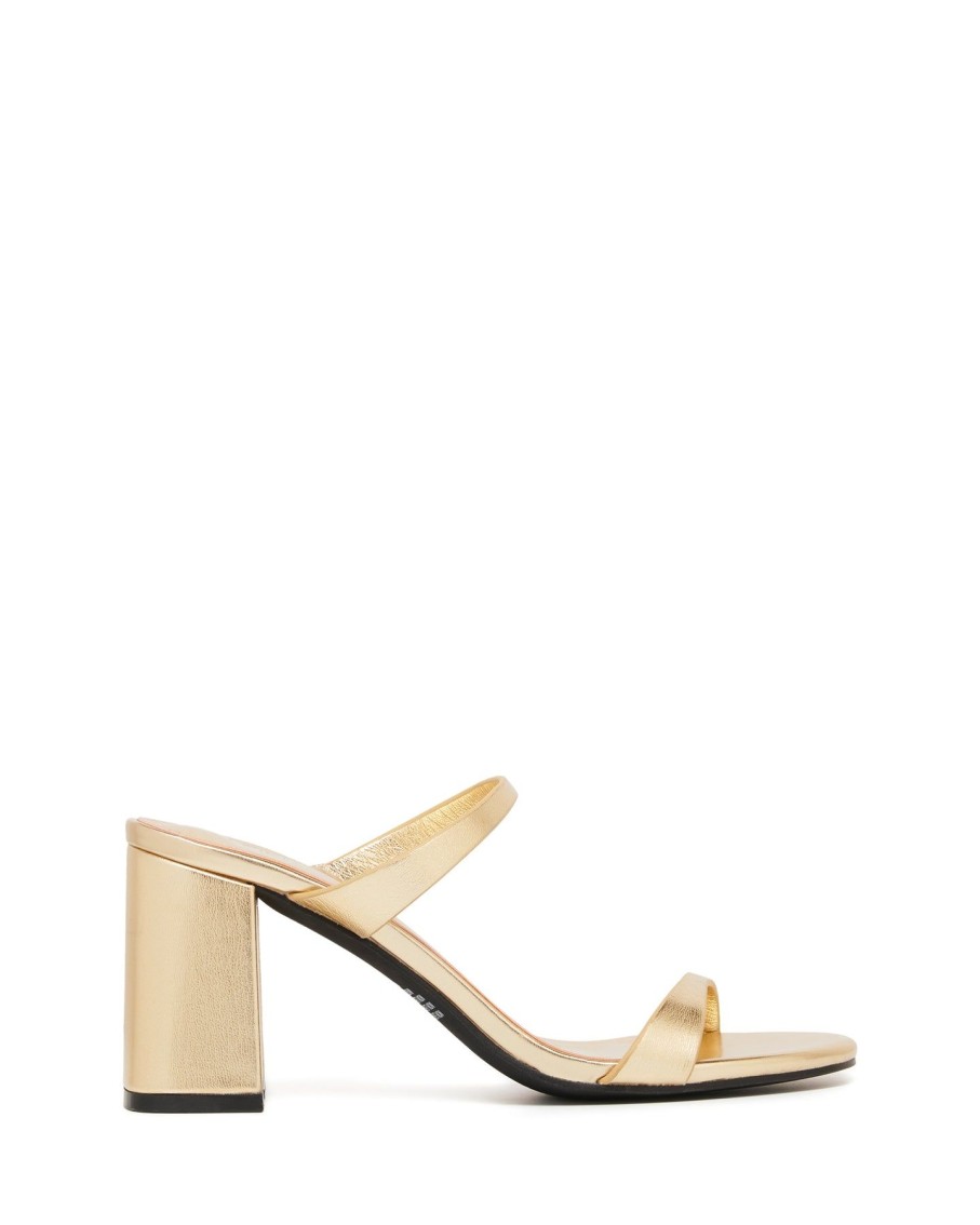 Heels Therapy Shoes | Kirra Heel Gold Metallic