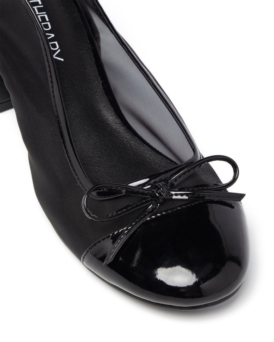 Heels Therapy Shoes | Charlotte Ballet Heel Black Patent