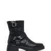 Flats Therapy Shoes | Encore Biker Boot Black