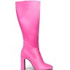 Boots Therapy Shoes | Muse Tall Boot Pink Satin