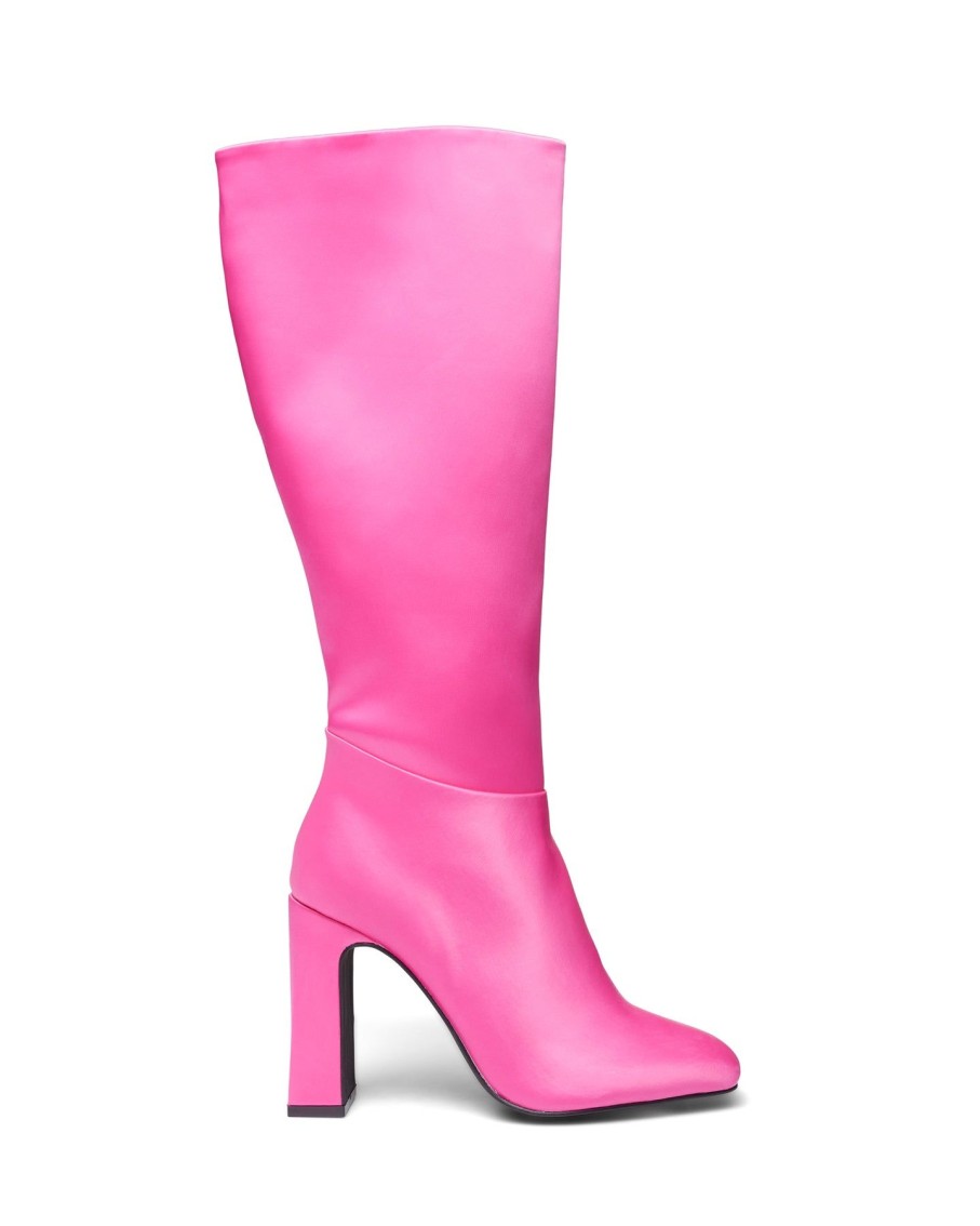 Boots Therapy Shoes | Muse Tall Boot Pink Satin