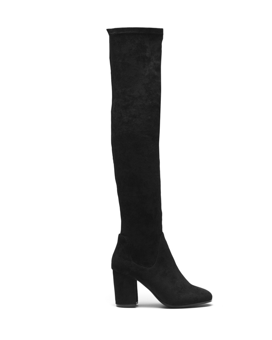 Boots Therapy Shoes | Hanover Tall Boot Black Suede