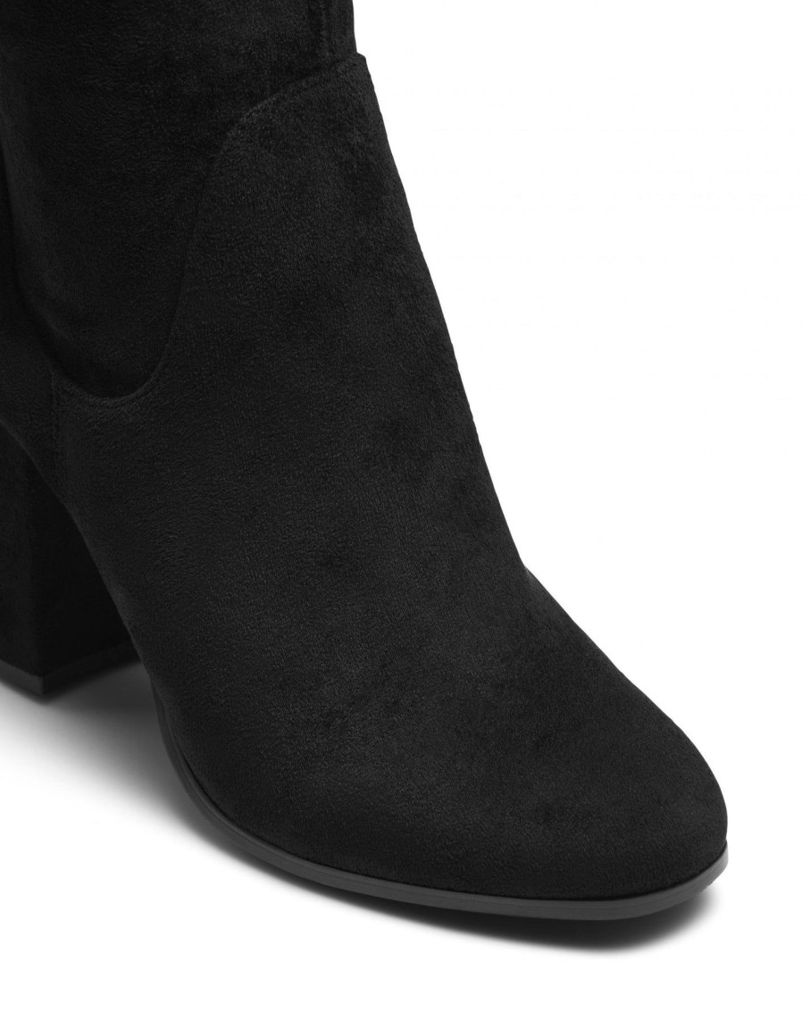 Boots Therapy Shoes | Hanover Tall Boot Black Suede