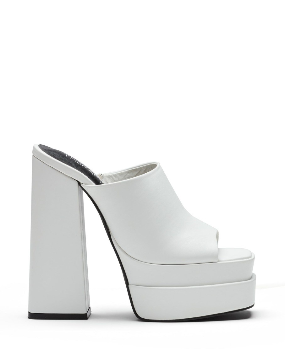 Heels Therapy Shoes | Villain Platform Heel White