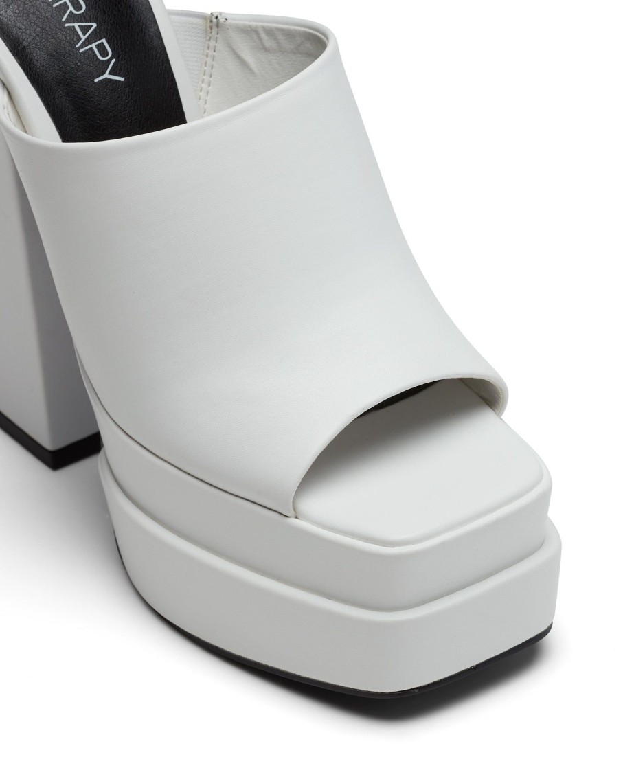 Heels Therapy Shoes | Villain Platform Heel White