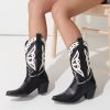 Boots Therapy Shoes | Chicago Cowboy Boot Black/White