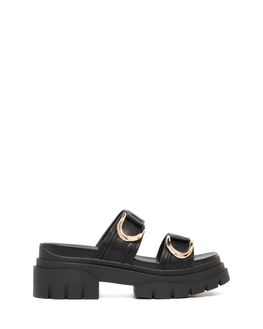 Sandals Therapy Shoes | Myer Platform Sandal Black