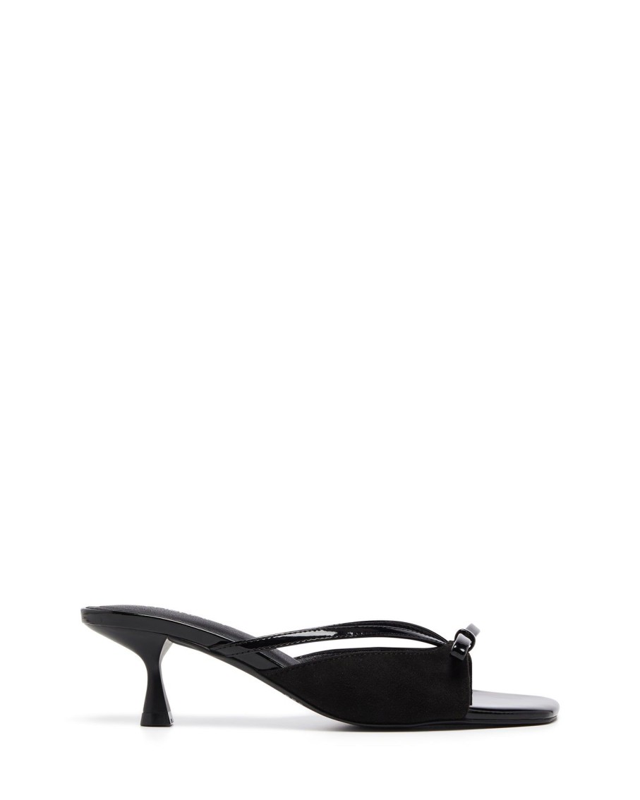 Sandals Therapy Shoes | Lulu Heel Black