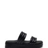 Flats Therapy Shoes | Slander Flatform Sandal Black