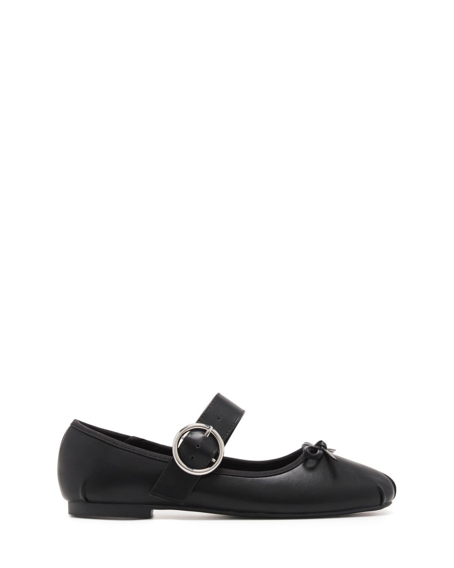 Balletcore Therapy Shoes | Mesmerize Ballet Flat Black Smooth