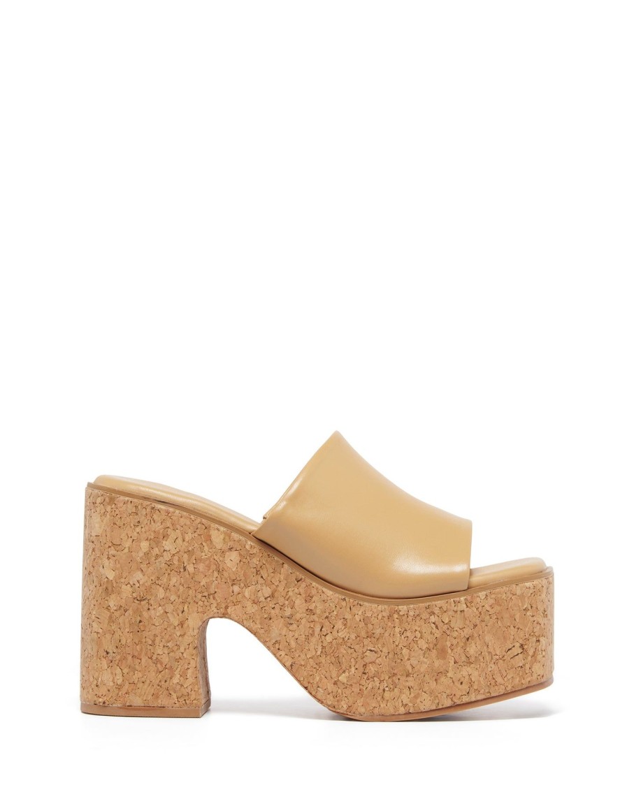 Heels Therapy Shoes | Dreamy Platform Heel Caramel Smooth