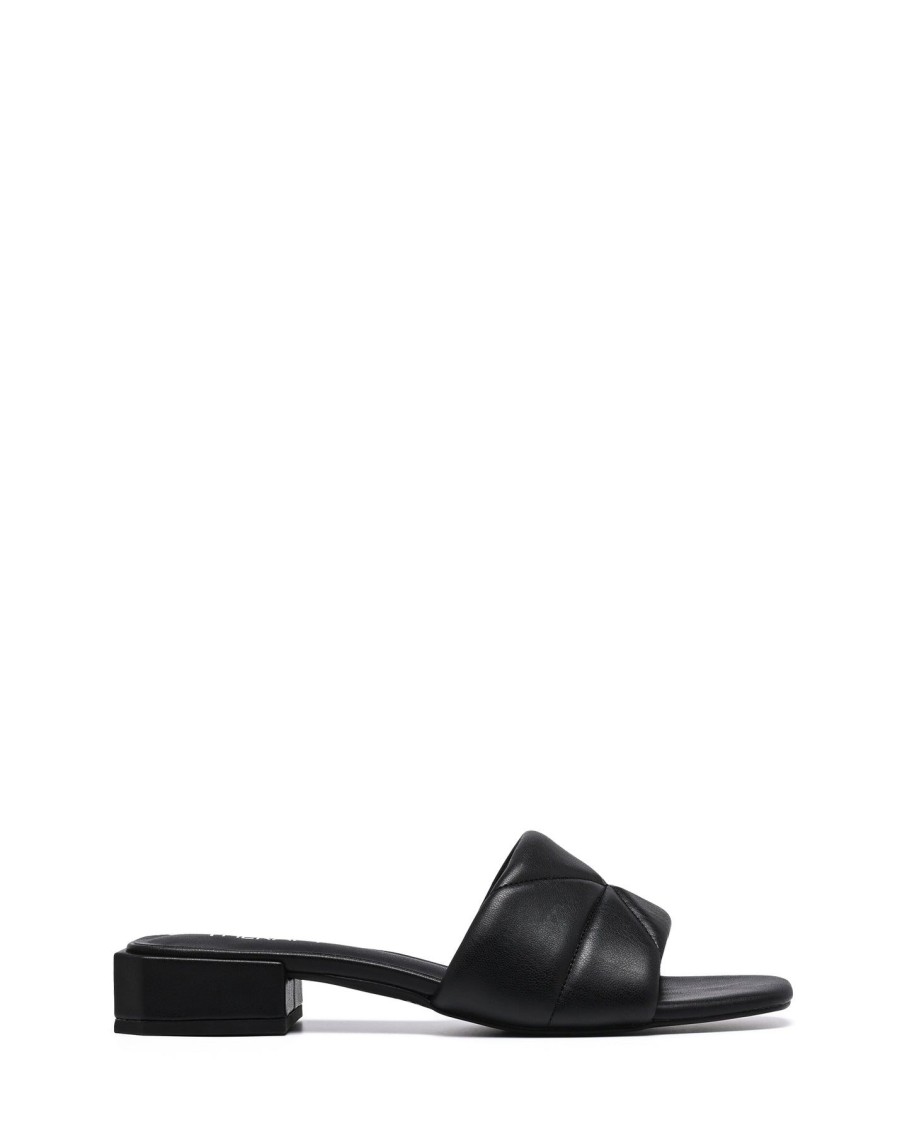 Sandals Therapy Shoes | Everly Sandal Black Smooth