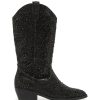 Boots Therapy Shoes | Majesty Cowboy Boot Black Rhinestones