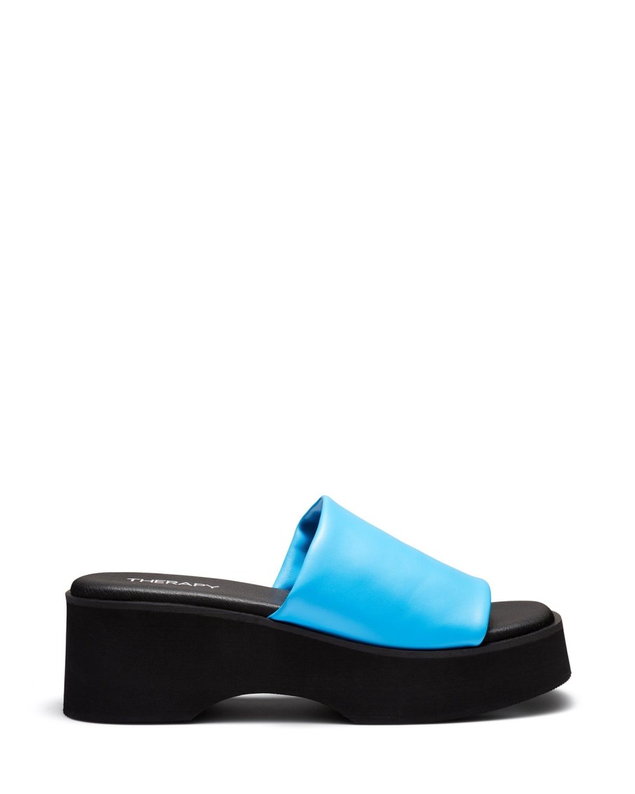 Sandals Therapy Shoes | Naomi Platform Sandal Azure