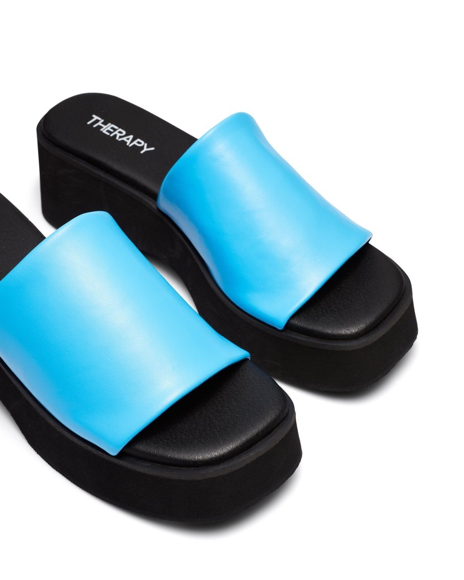 Sandals Therapy Shoes | Naomi Platform Sandal Azure