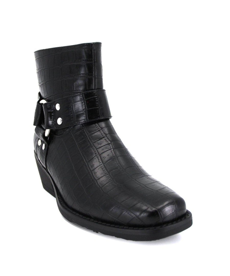 Boots Therapy Shoes | Velez Boot Black Croc