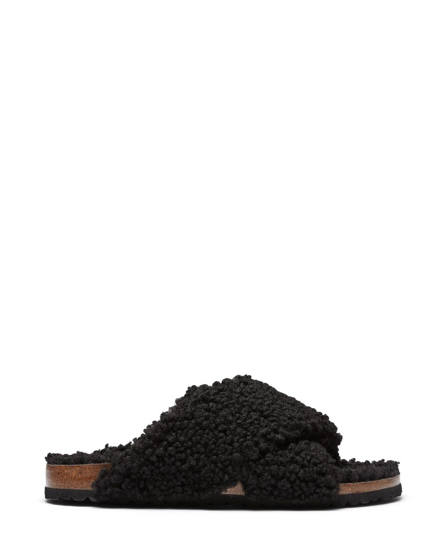 Flats Therapy Shoes | Bingley Slipper Black