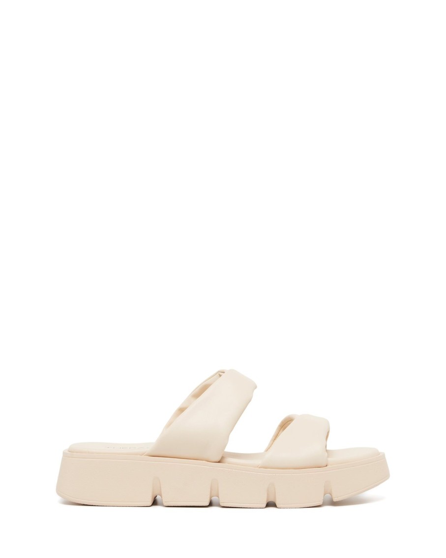 Sandals Therapy Shoes | Maxie Flatform Sandal Bone Smooth