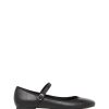 Balletcore Therapy Shoes | Jayne Ballet Flat Black Smooth