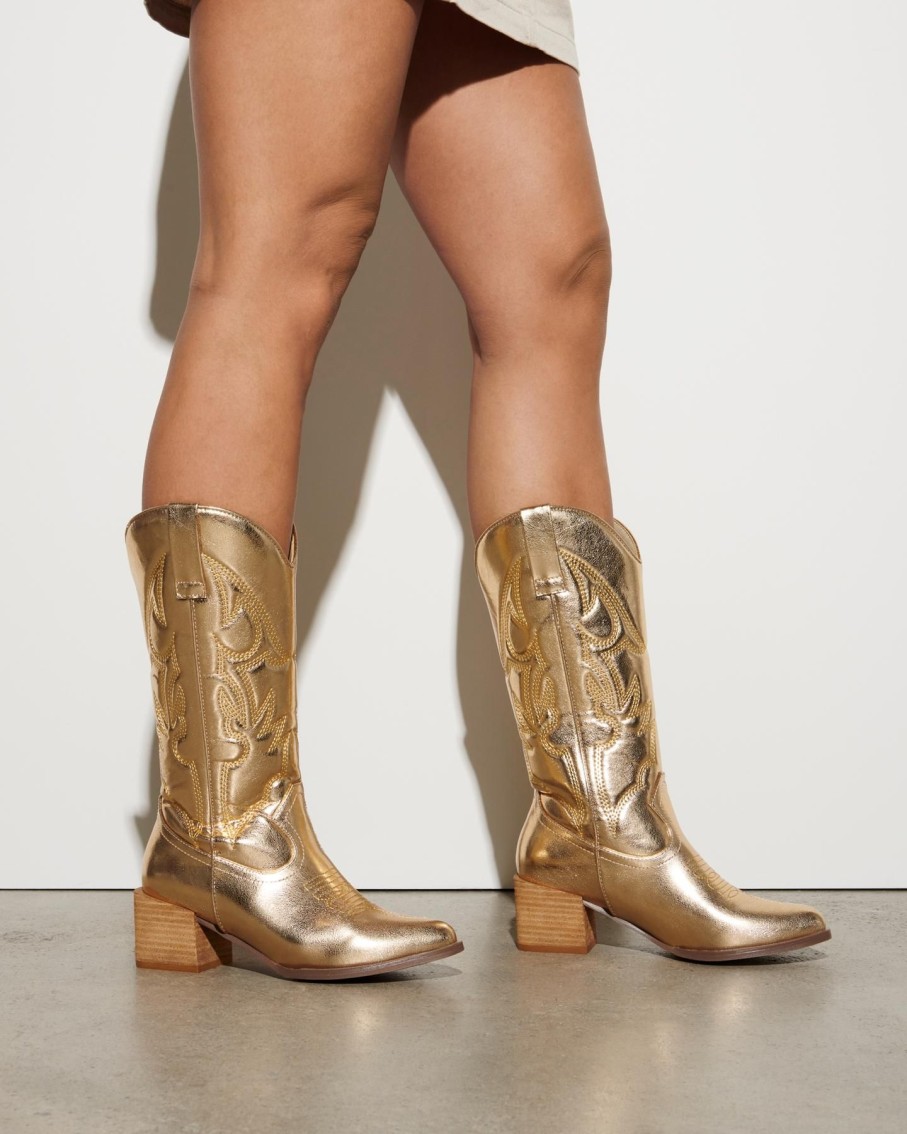 Boots Therapy Shoes | Ranger Cowboy Boot Gold