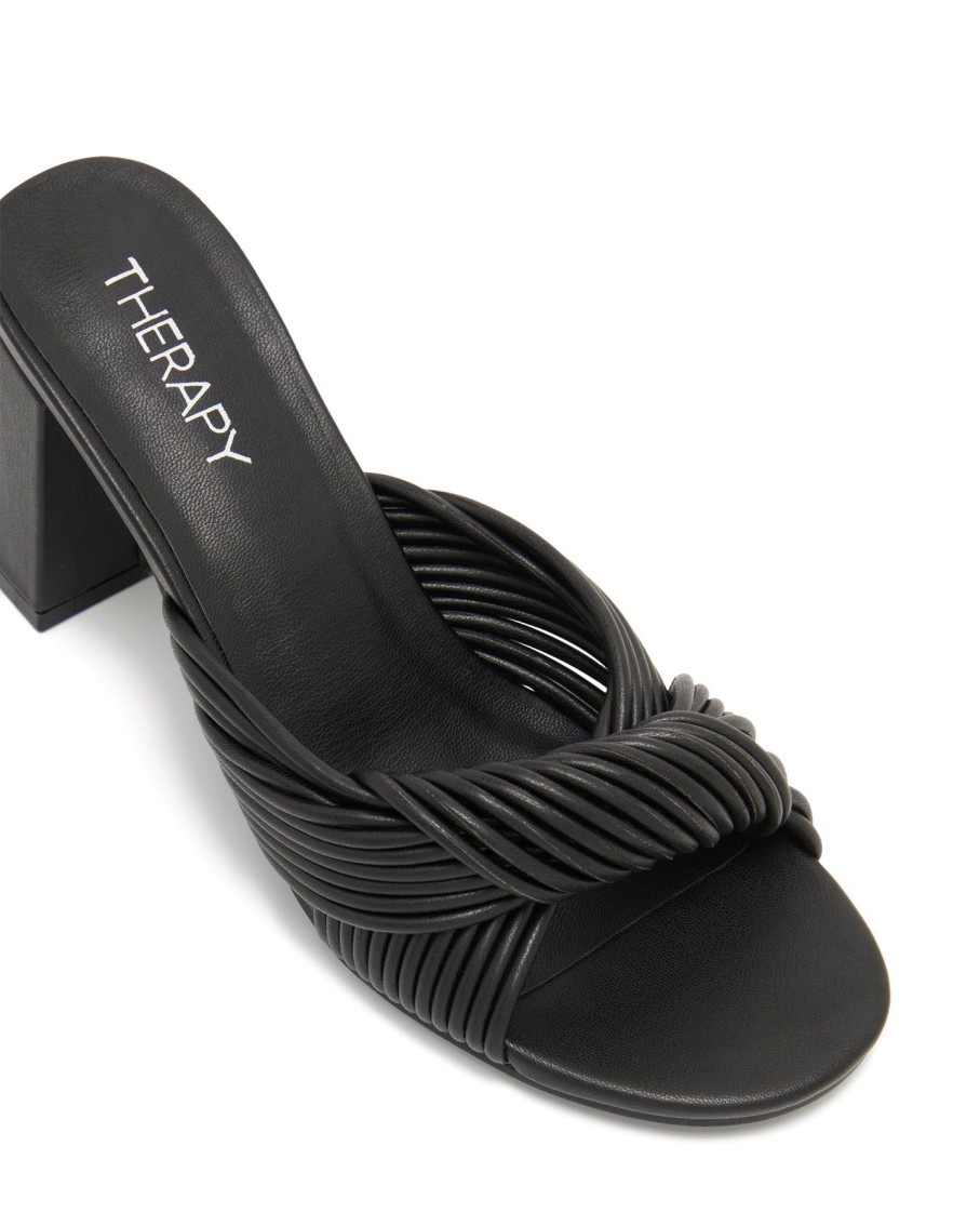 Heels Therapy Shoes | Kaylee Heel Black Smooth