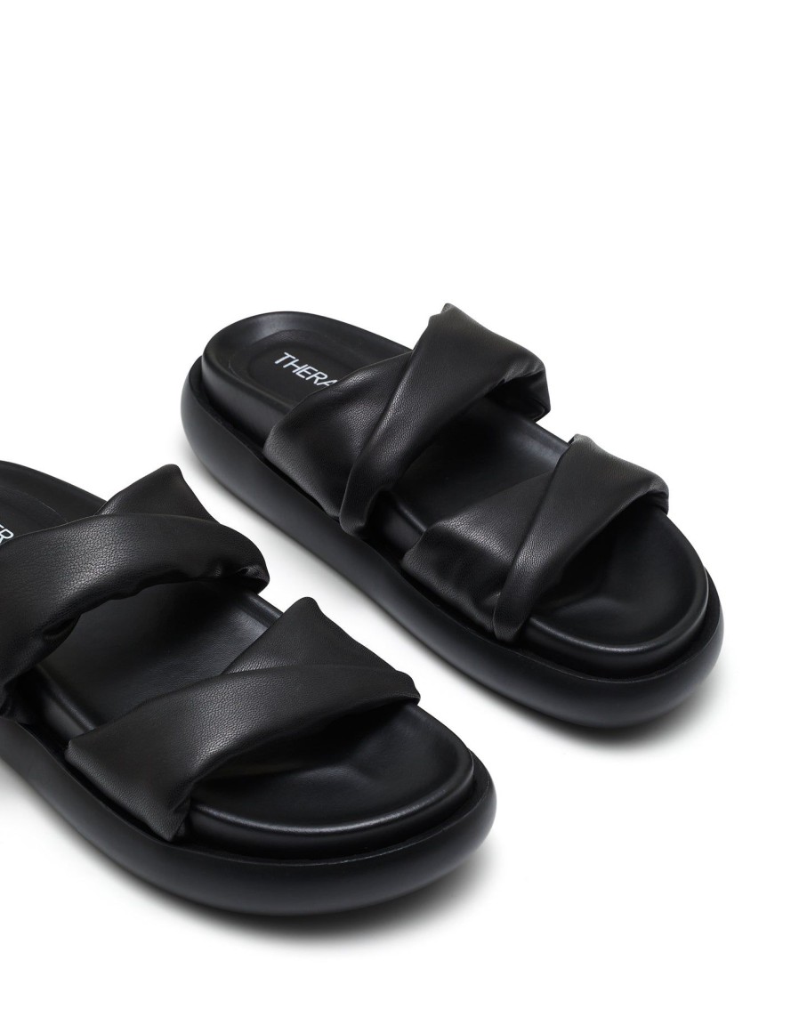 Sandals Therapy Shoes | Vague Flatform Sandal Black