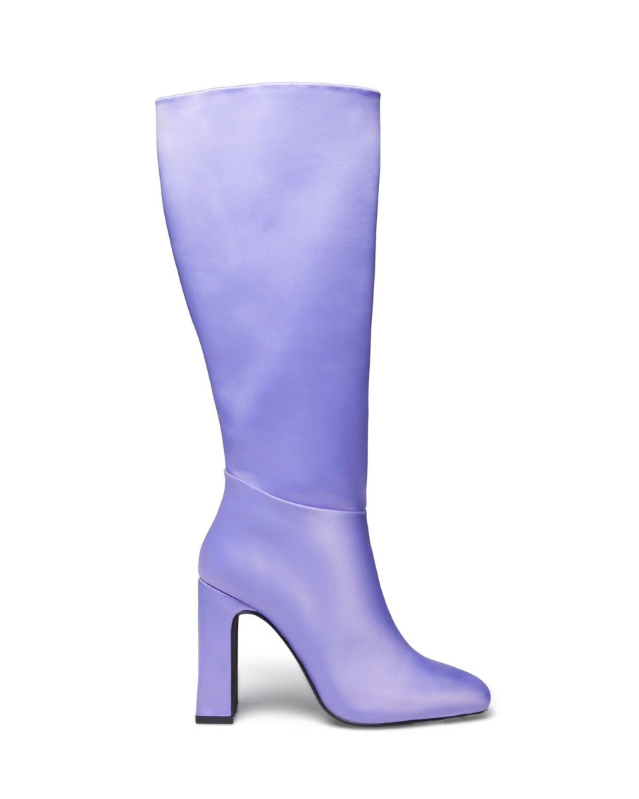 Boots Therapy Shoes | Muse Tall Boot Lilac Satin