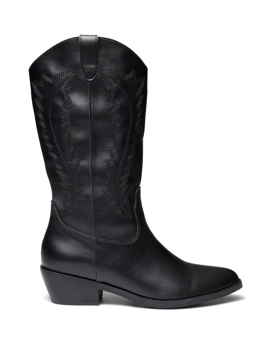 Boots Therapy Shoes | Marvel Cowboy Boot Black