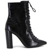 Boots Therapy Shoes | Paisley Boot Black Croc