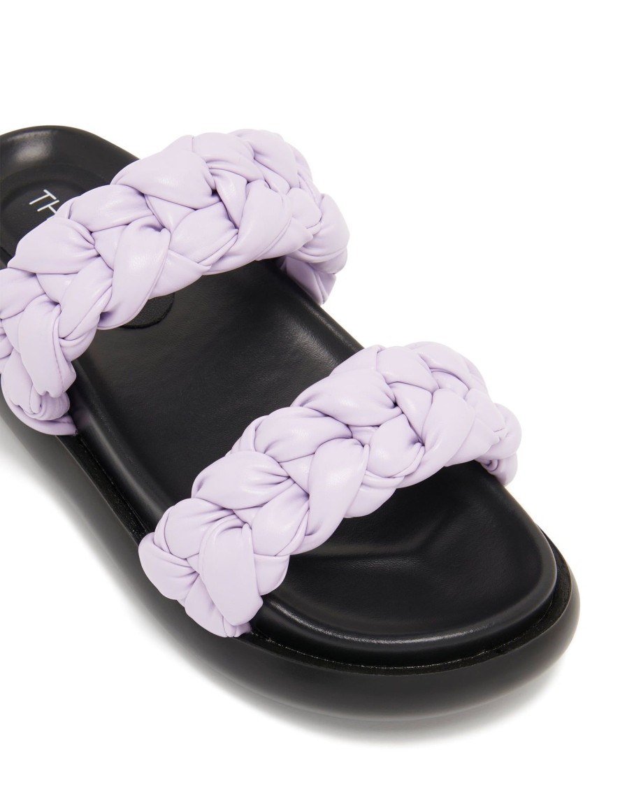 Sandals Therapy Shoes | Vandal Flatform Sandal Lilac Smooth