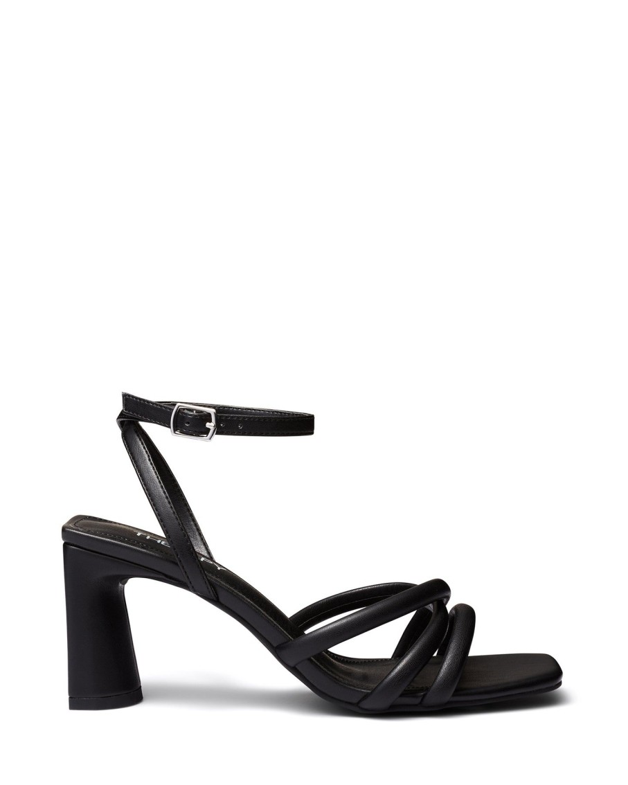 Sandals Therapy Shoes | Kade Heel Black