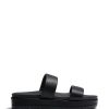 Flats Therapy Shoes | Slidin' Flatform Sandal Black