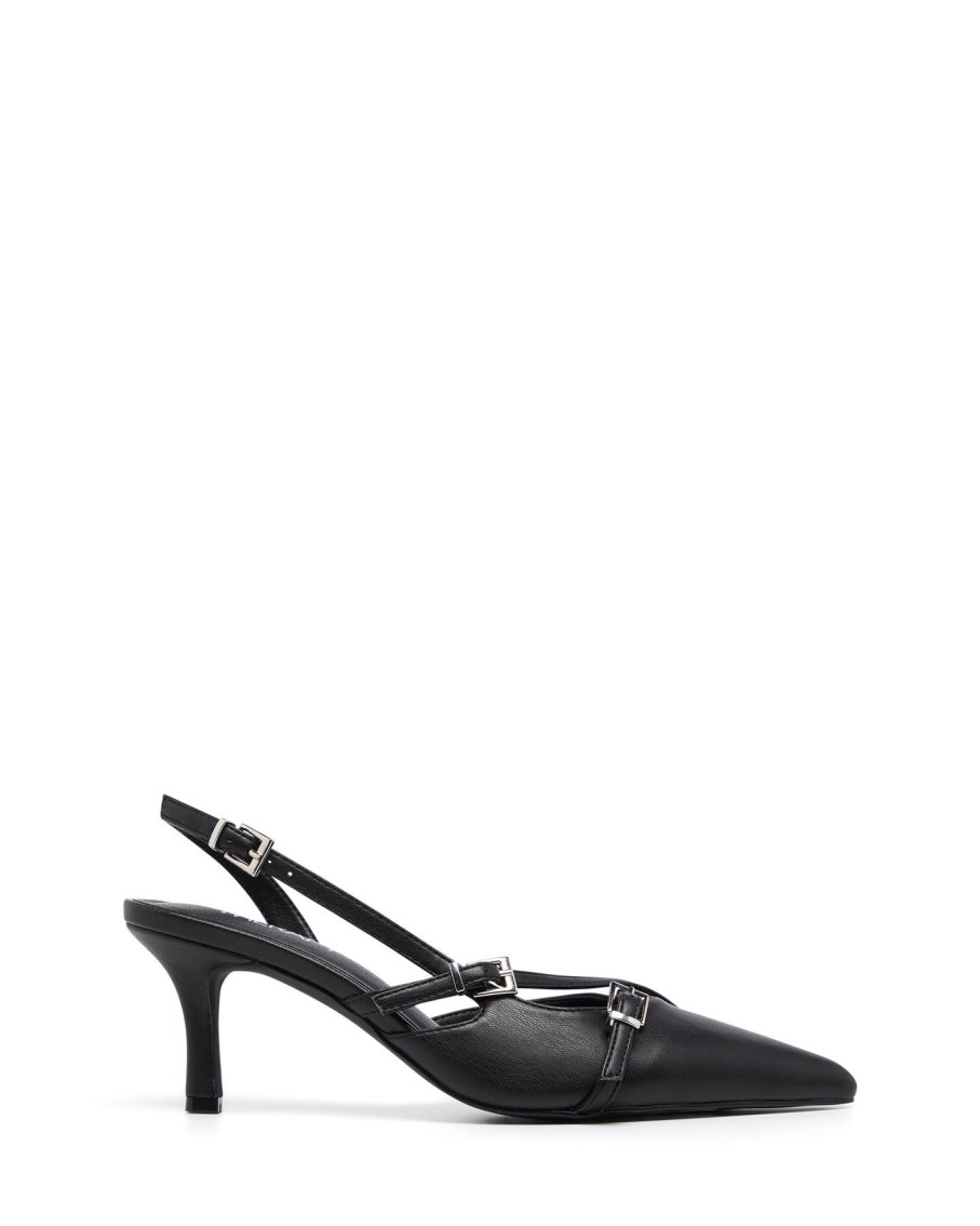 Heels Therapy Shoes | Juicy Slingback Pump Black