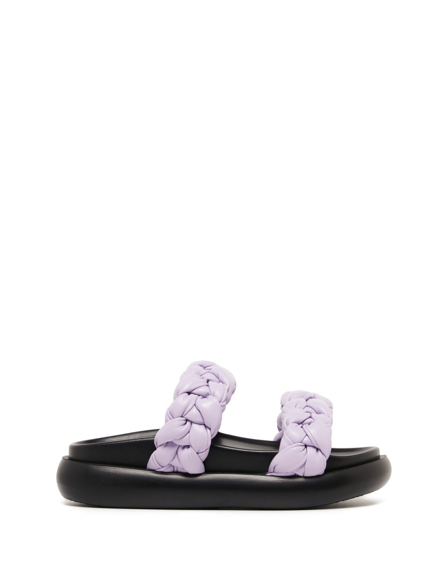 Sandals Therapy Shoes | Vandal Flatform Sandal Lilac Smooth