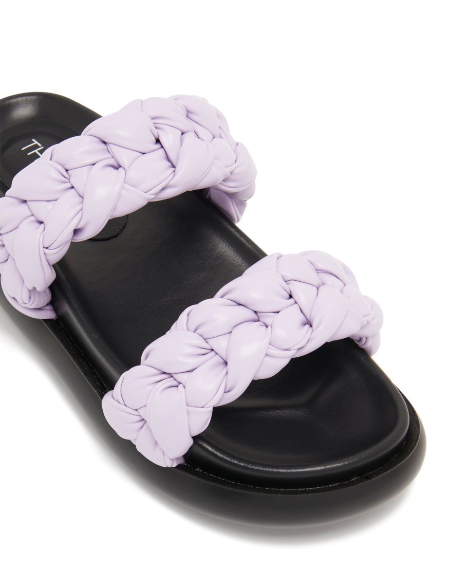 Sandals Therapy Shoes | Vandal Flatform Sandal Lilac Smooth