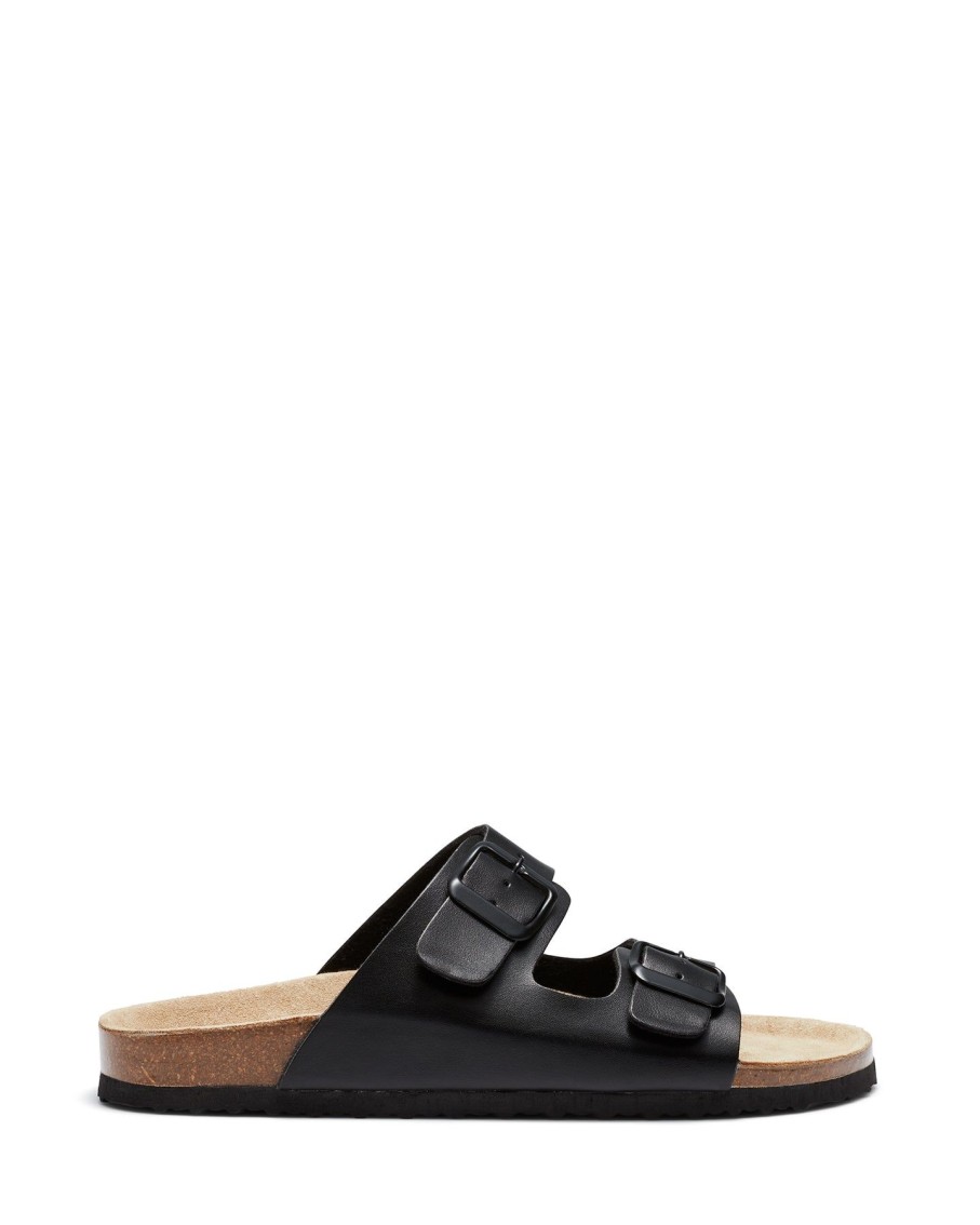 Flats Therapy Shoes | Stiva Sandal Black