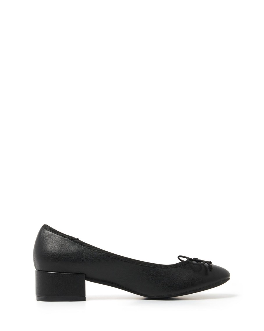 Balletcore Therapy Shoes | Diana Ballet Heel Black