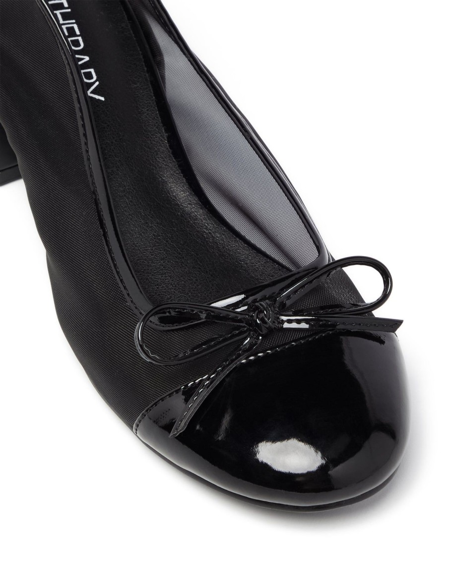 Balletcore Therapy Shoes | Charlotte Ballet Heel Black Patent