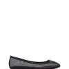 Flats Therapy Shoes | Arlo Mesh Ballet Flat Black Crinkle Patent