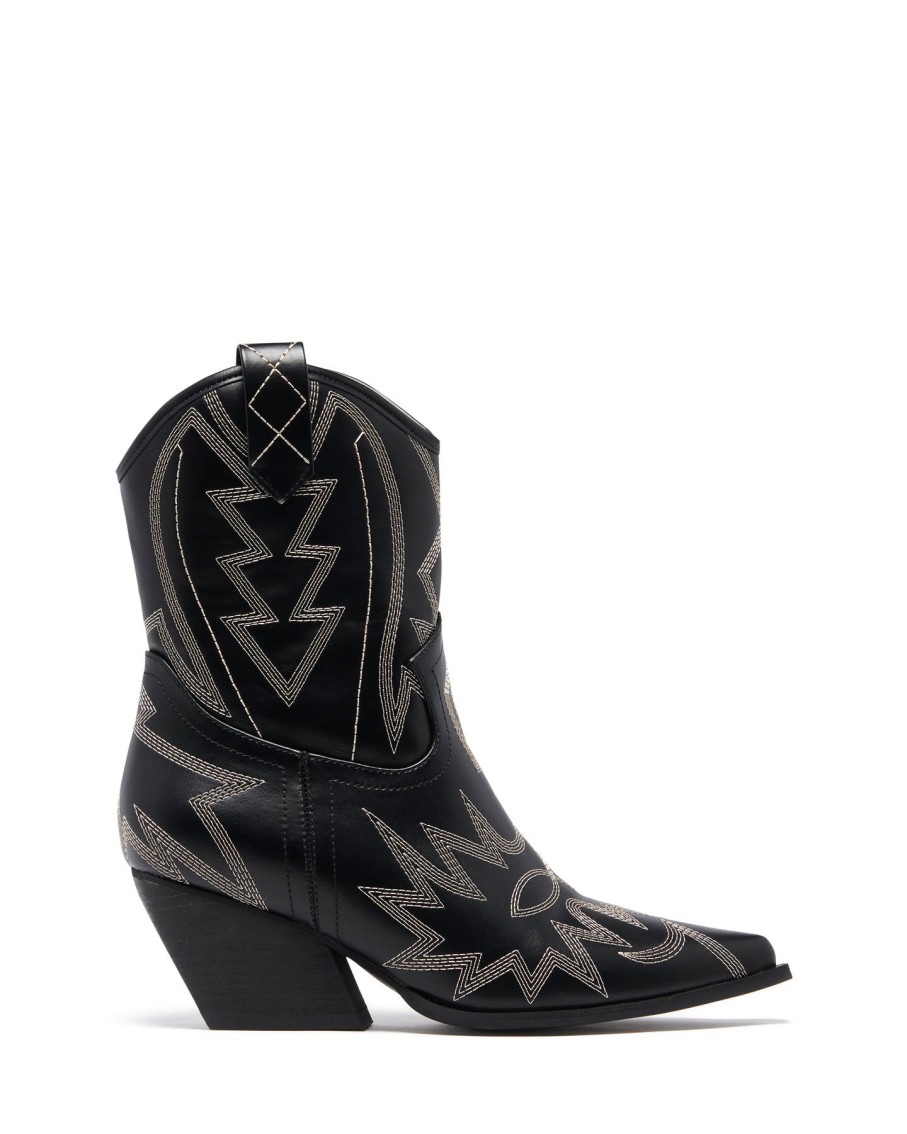 Boots Therapy Shoes | Outlaw Cowboy Boot Black/White