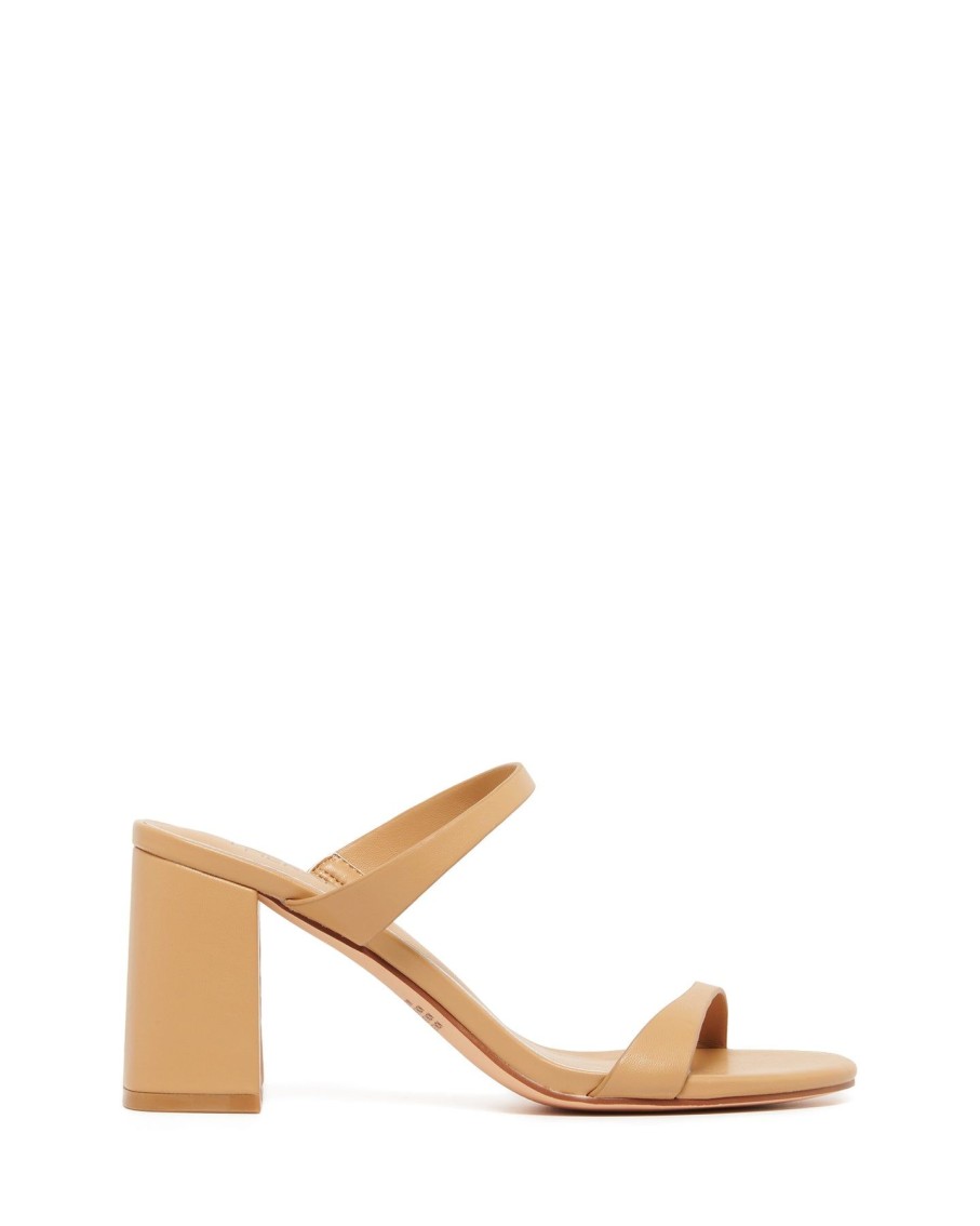 Heels Therapy Shoes | Kirra Heel Caramel Smooth