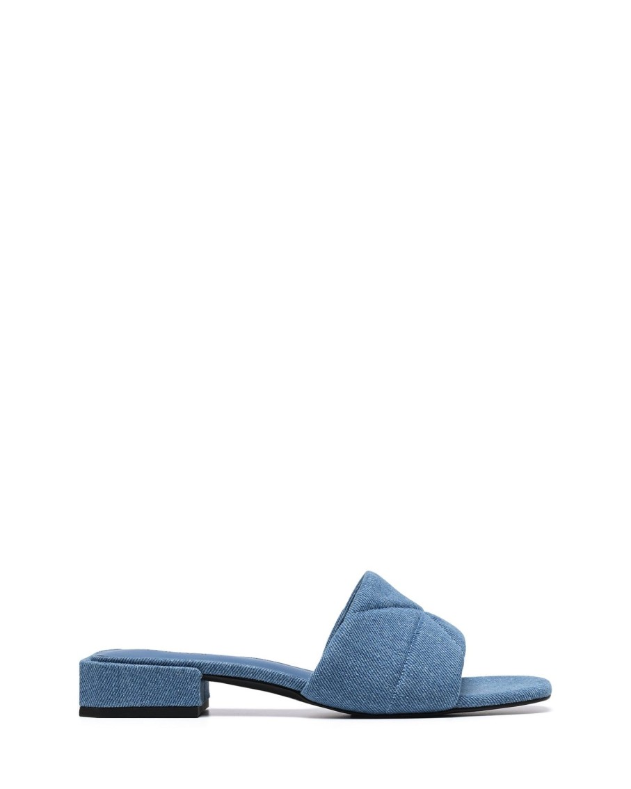 Sandals Therapy Shoes | Everly Sandal Blue Denim