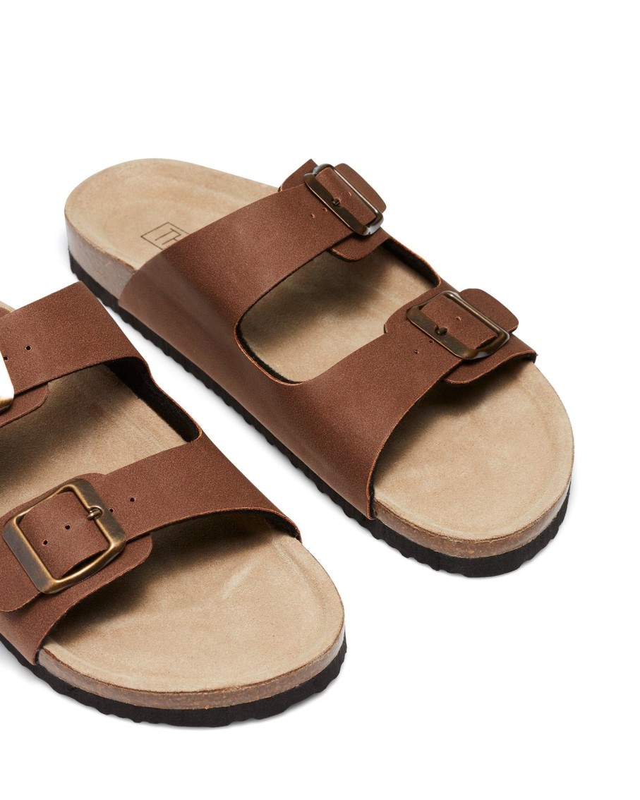 Flats Therapy Shoes | Stiva Sandal Coffee