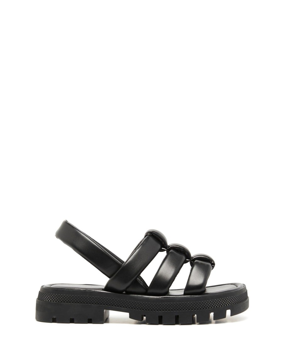 Sandals Therapy Shoes | Rilee Sandal Black Smooth